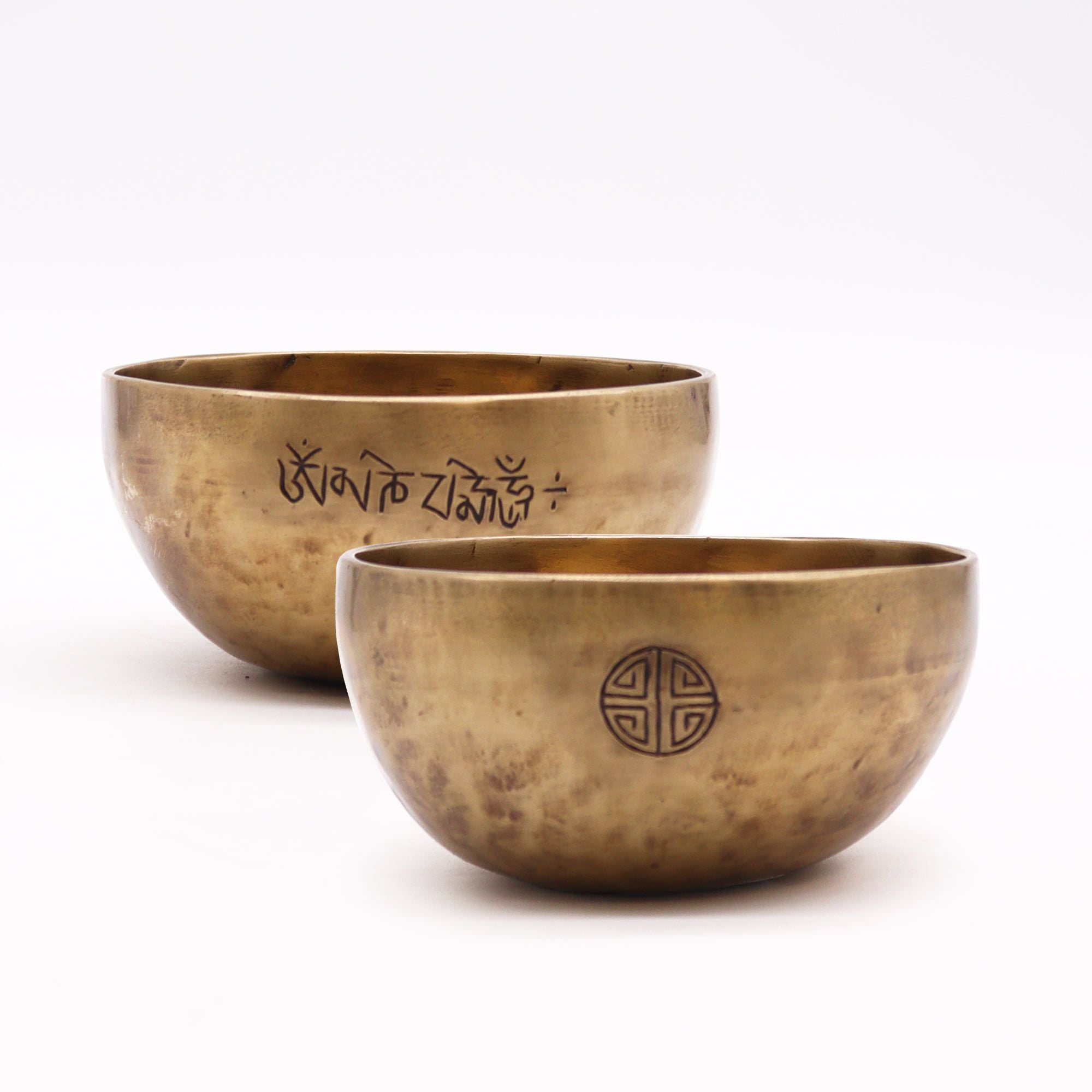 Small Nepalese Moon Singing Bowl for Meditation and Decor