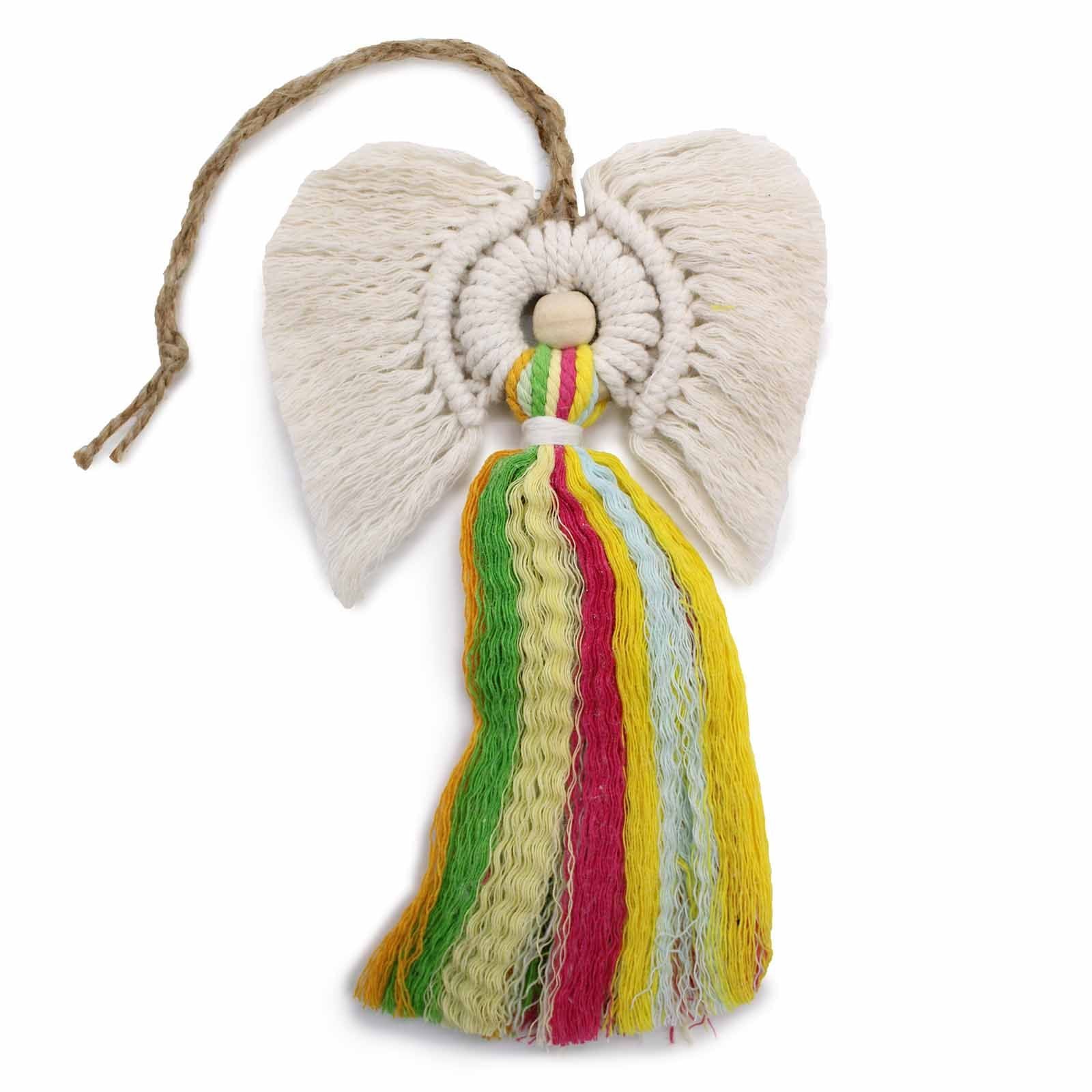 Macrame Angel Rainbow Gift Box for Cultural Care and Love Gifts