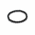 Gemstone Manifestation Bracelet with Black Agate for Protection