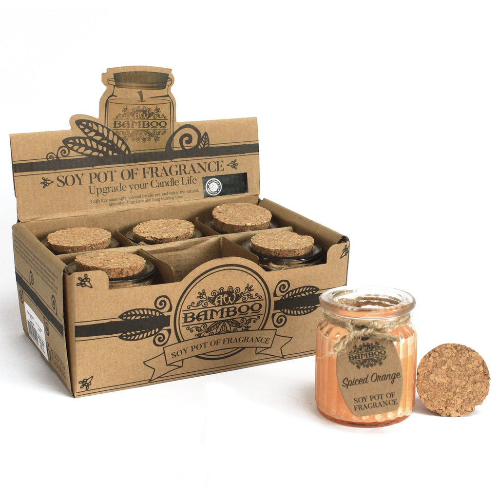 Spiced Orange Soy Pot of Fragrance Candles for Home Ambience