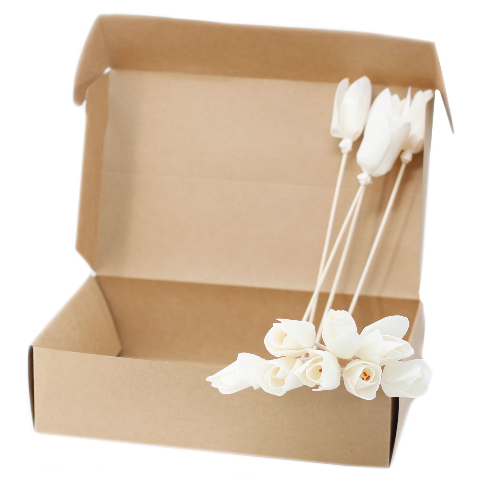 Natural Diffuser Flowers Tulip on Reed for Aromatic Home Decor