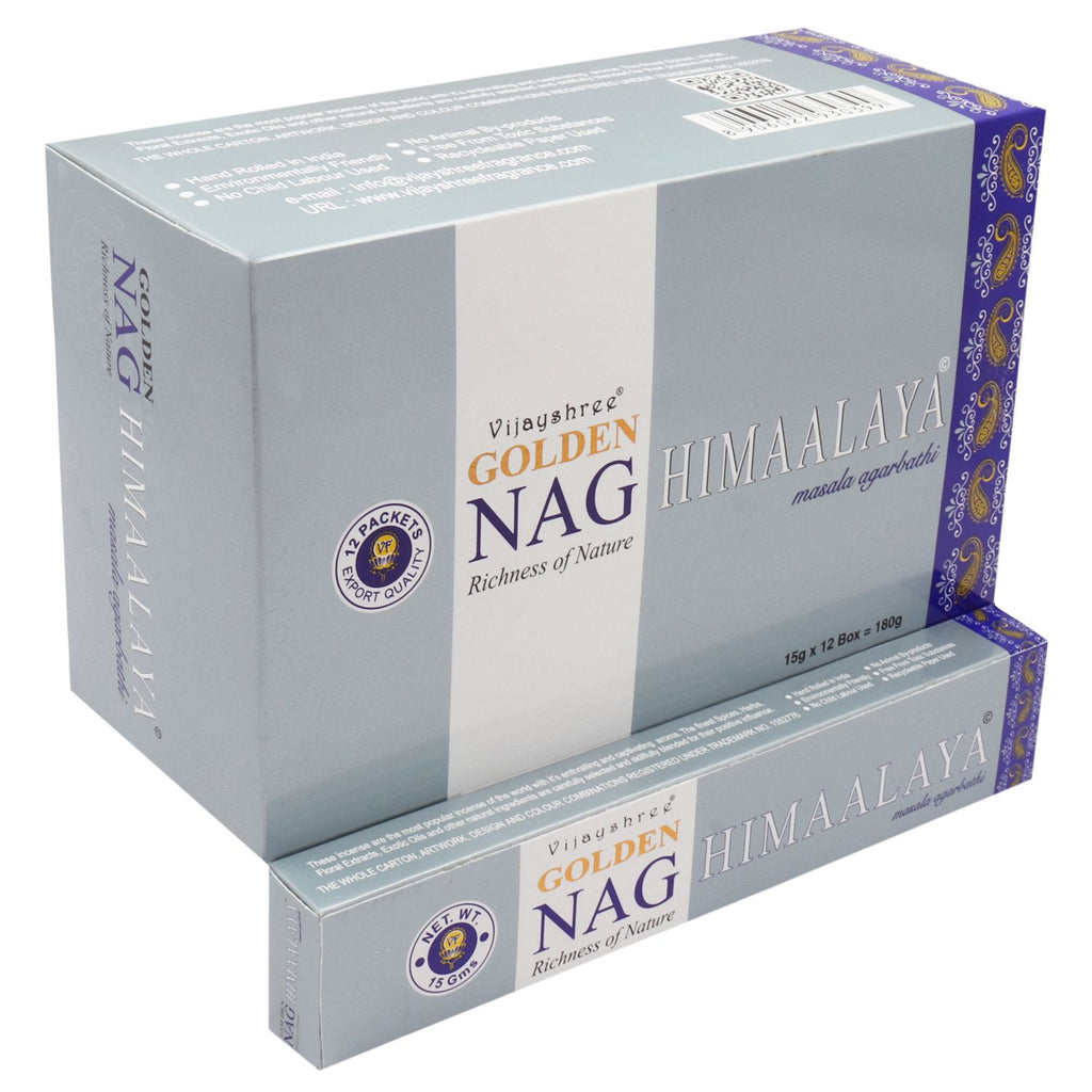 15g Golden Nag Himalaya Incense for Aromatic Fragrance