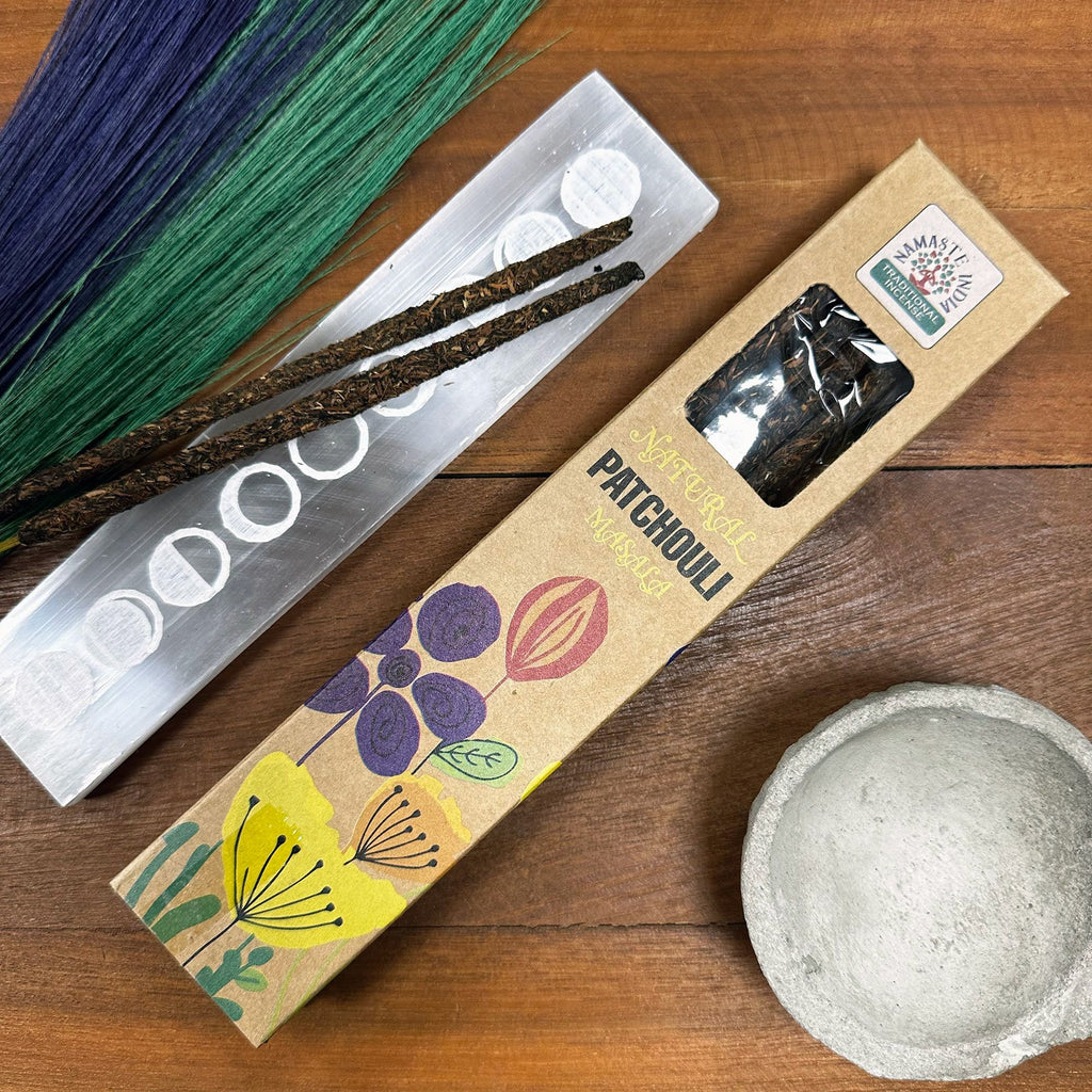 Natural Botanical Masala Incense Sticks with Patchouli Scent
