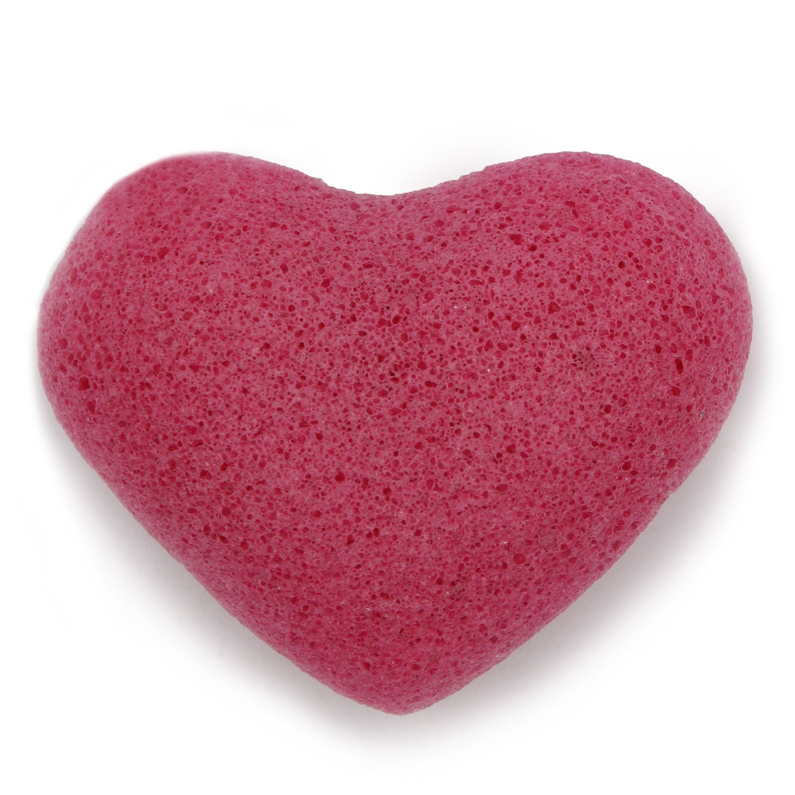 Konjac Heart Sponge Rose for Gentle Cleansing and Exfoliation