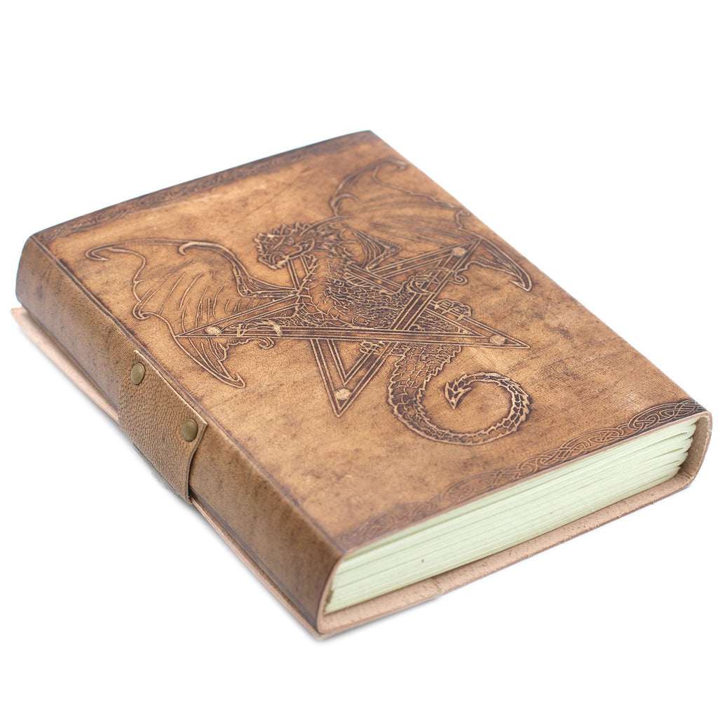 Leather Dragon Notebook for Creative Writing and Sketching