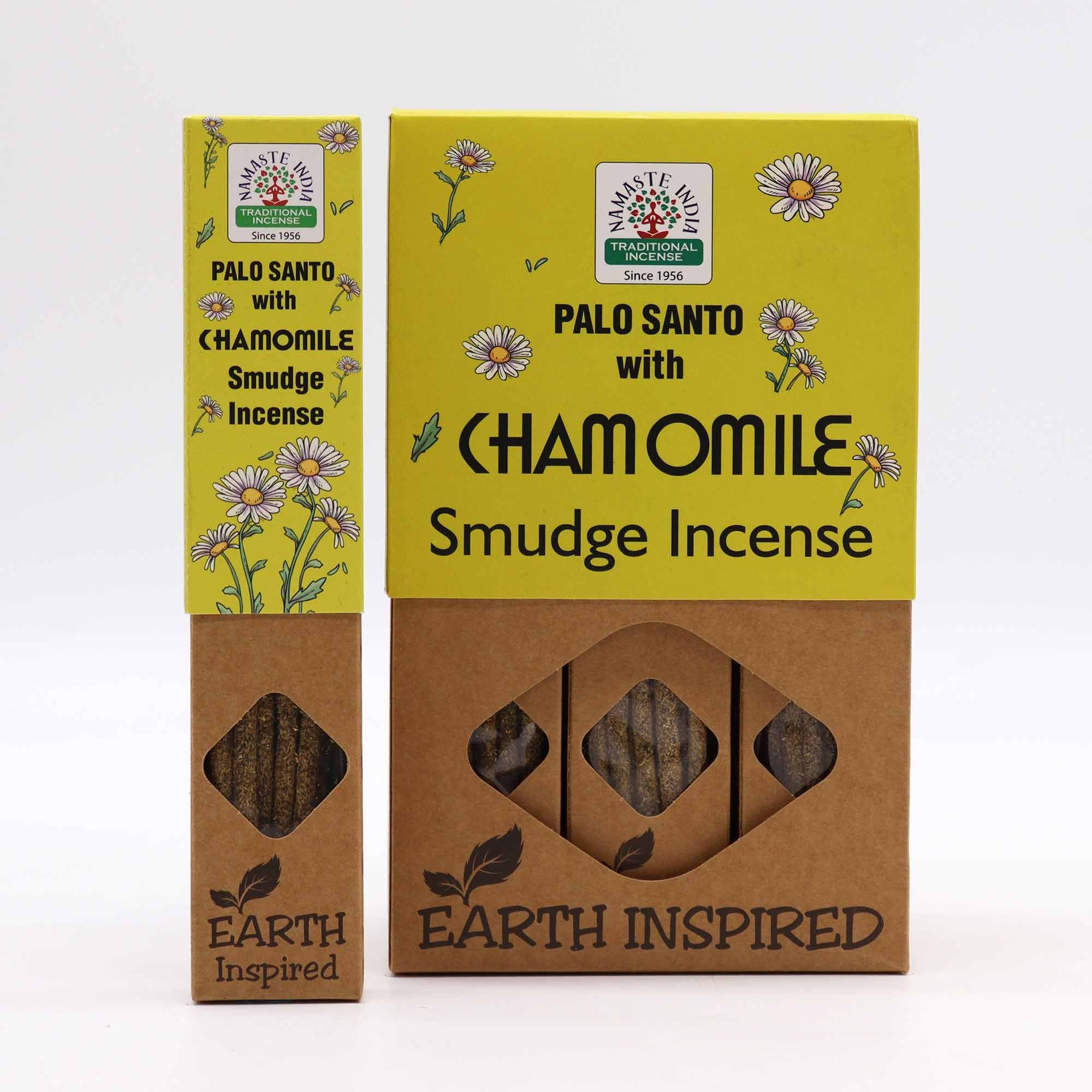 Earth Inspired Chamomile Smudge Incense for Relaxation and Calm