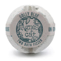 Agnes + Cat Bath Fizzer Dolly Blue for a Soothing Relaxing Soak