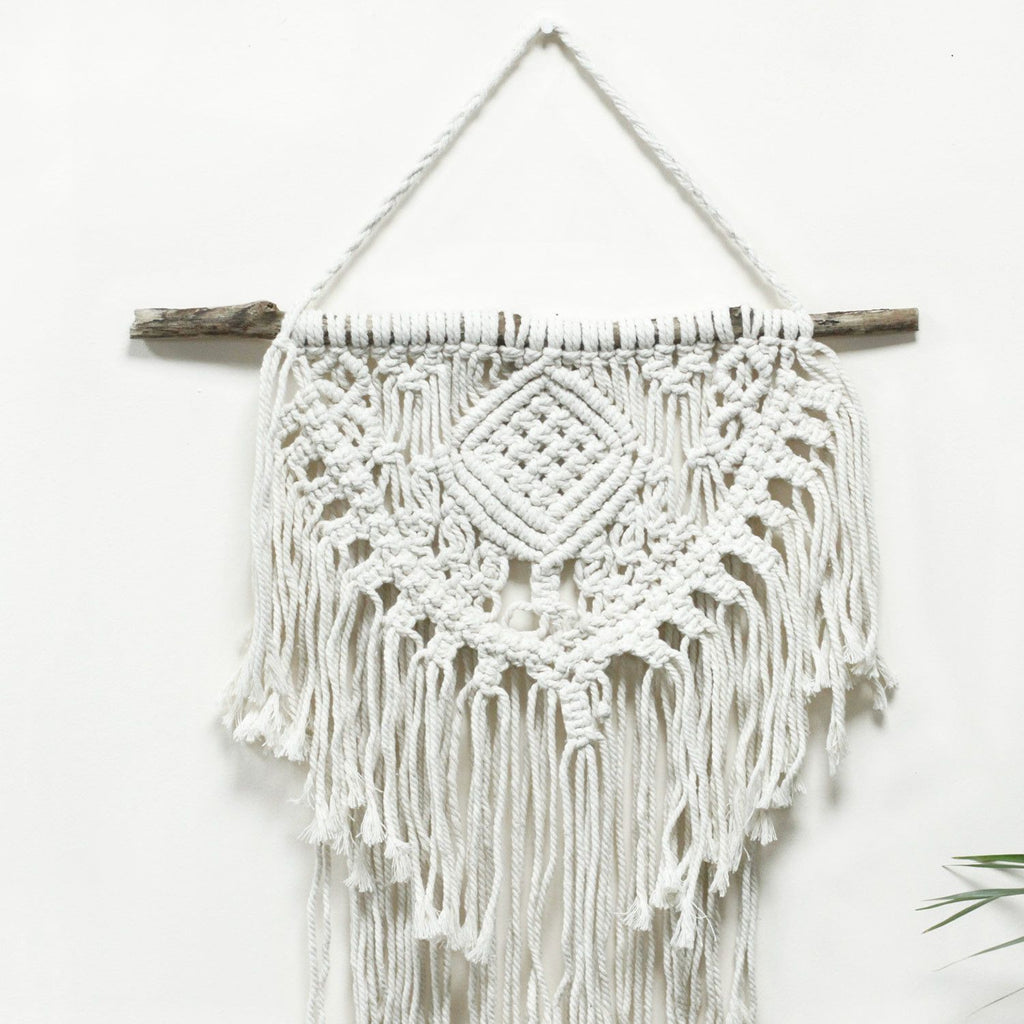 Macrame Wall Hanging Home & Heart for Boho Chic Decor