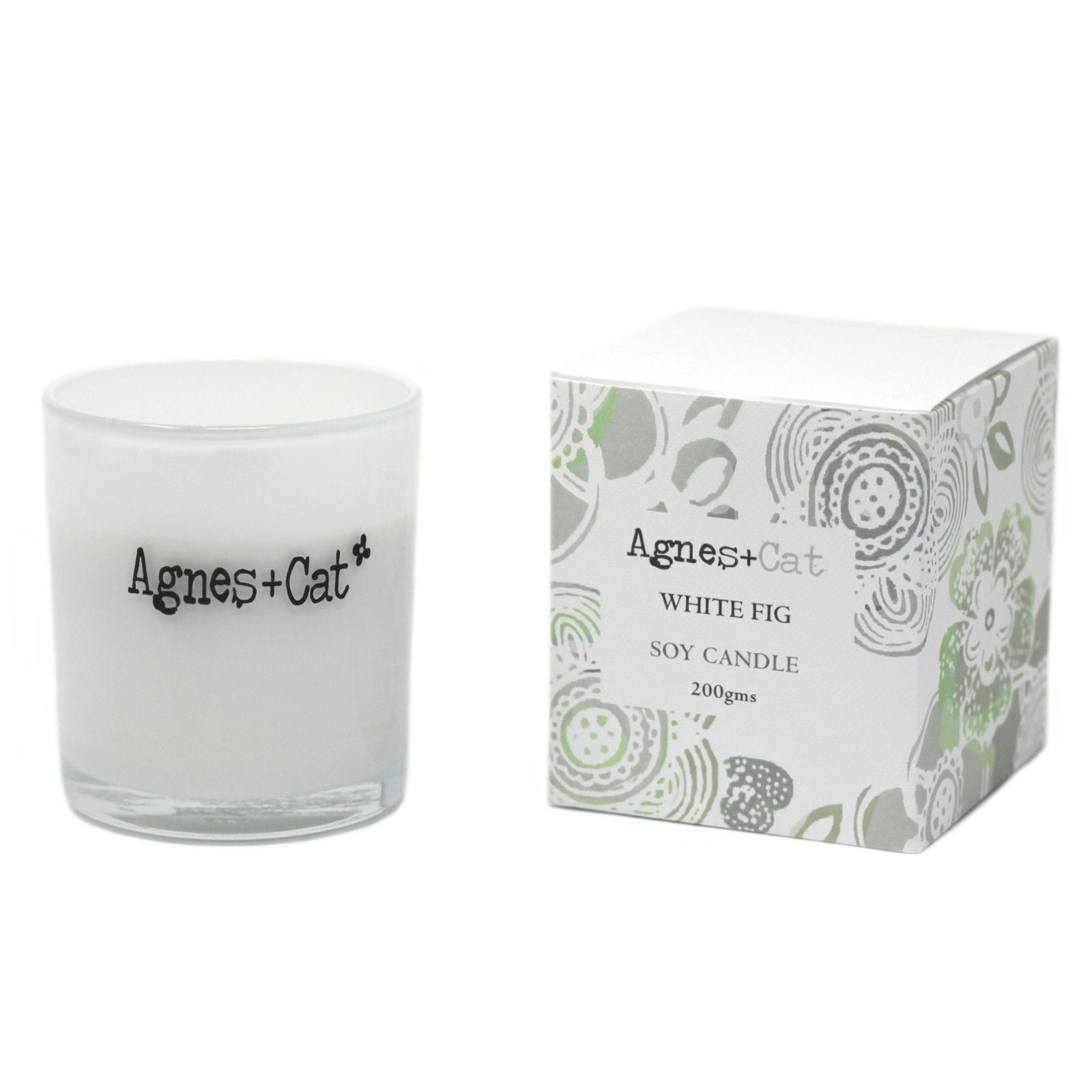 Agnes + Cat White Fig Votive Candle for a Relaxing Ambiance Experience