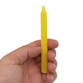 Manifest Magic Candles Pack of 12 in Vibrant Yellow for Energy