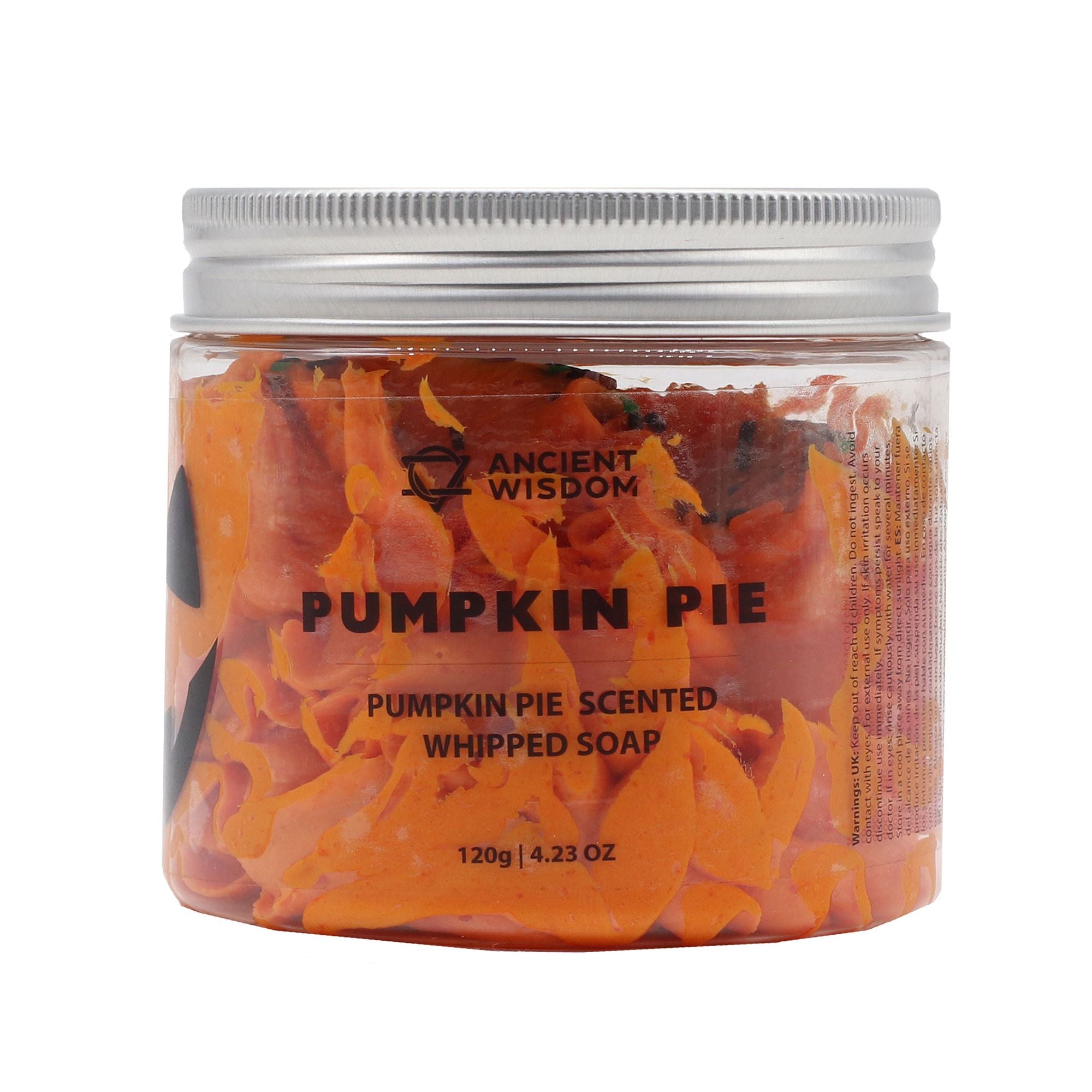 Pumpkin Pie Whipped Soap 120g for a Festive Bath Experience
