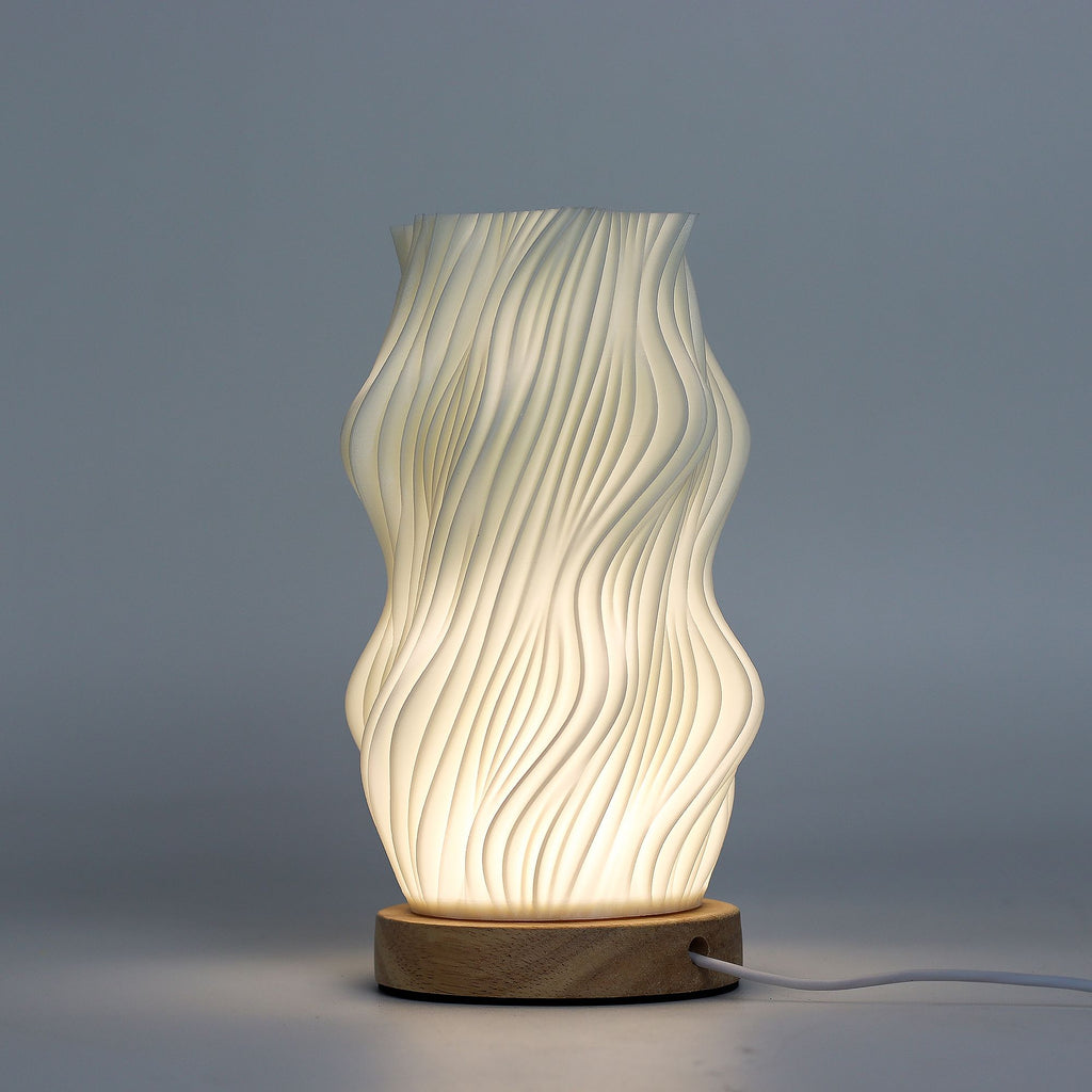 New Wave Lamp USB C with Star Twisted Design and 3 Settings