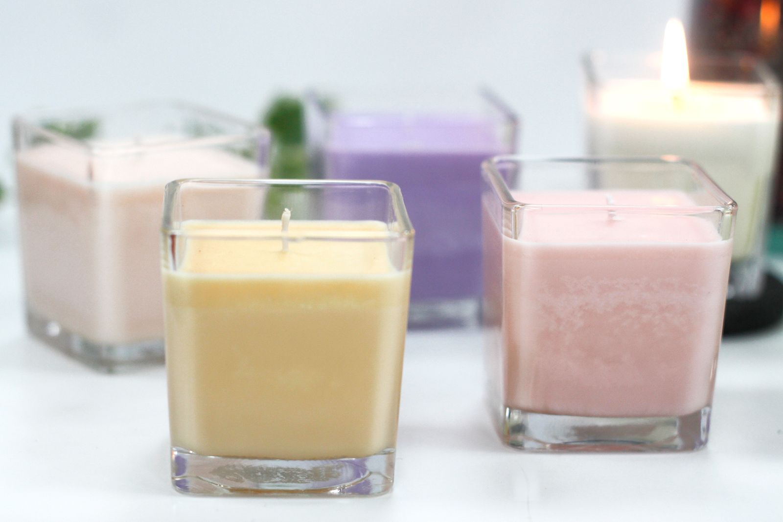 White Label Soy Wax Jar Candle Peach Smoothie for Home Fragrance