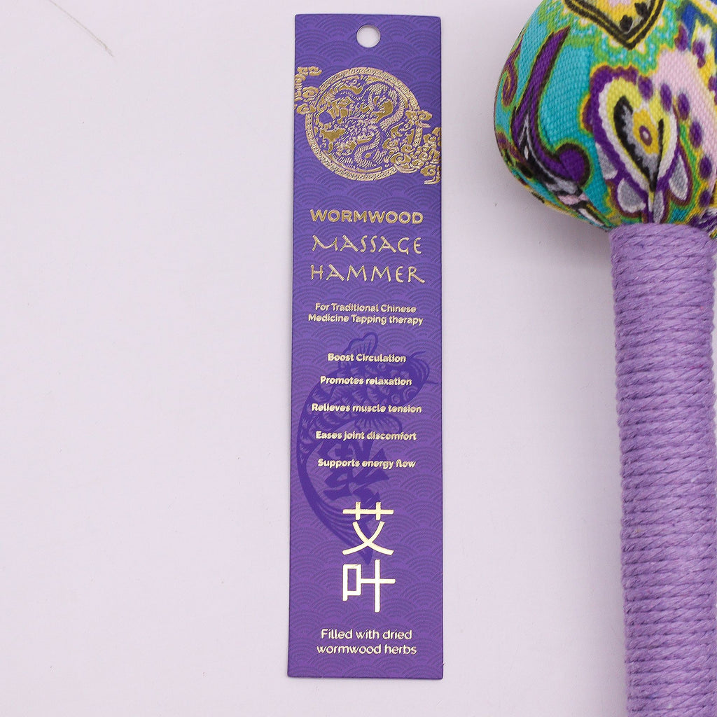 Wormwood Massage Hammer Lavender for Tension Relief and Relaxation