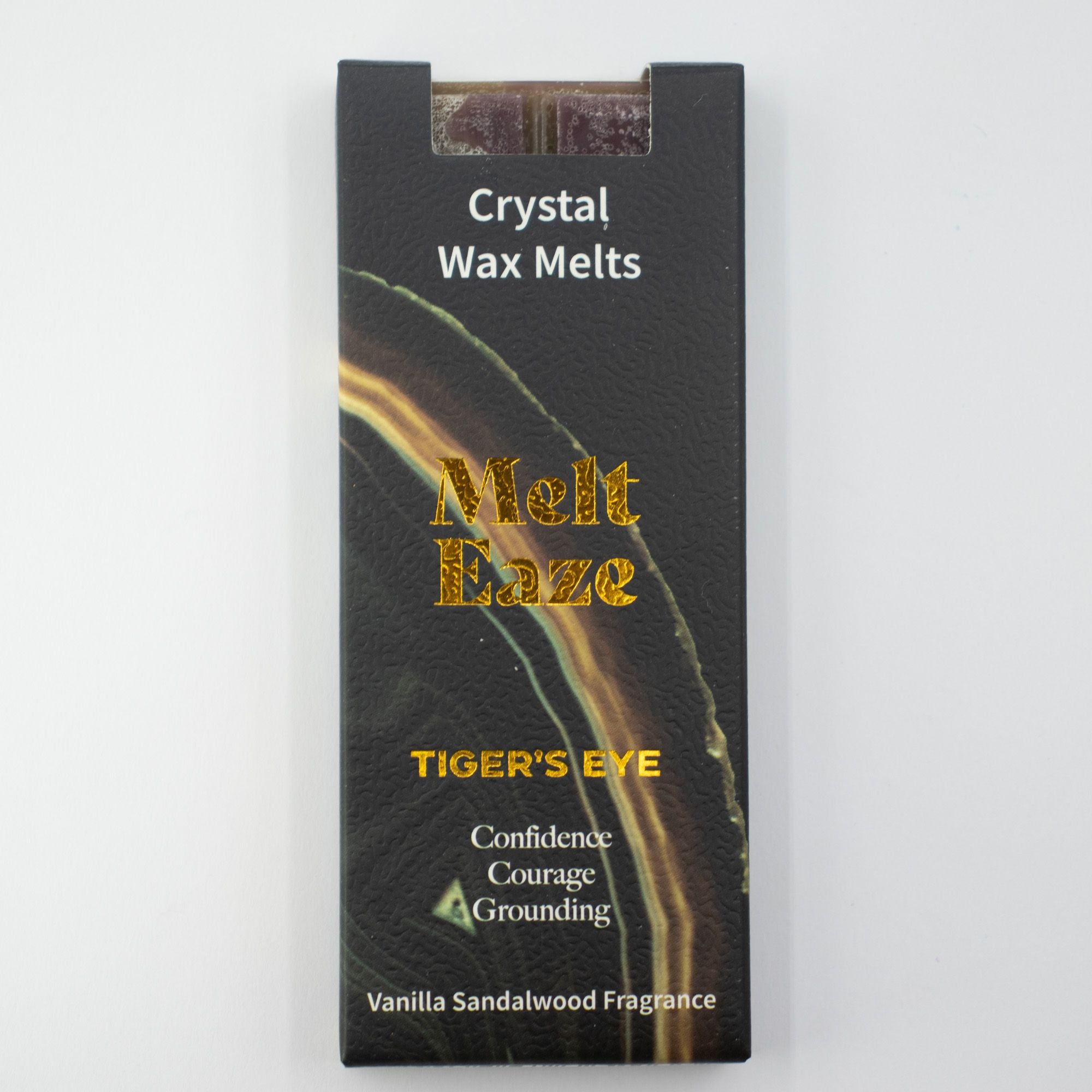 MeltEaze Wax Melts 50g Tigereye Strength with Vanilla Sandalwood