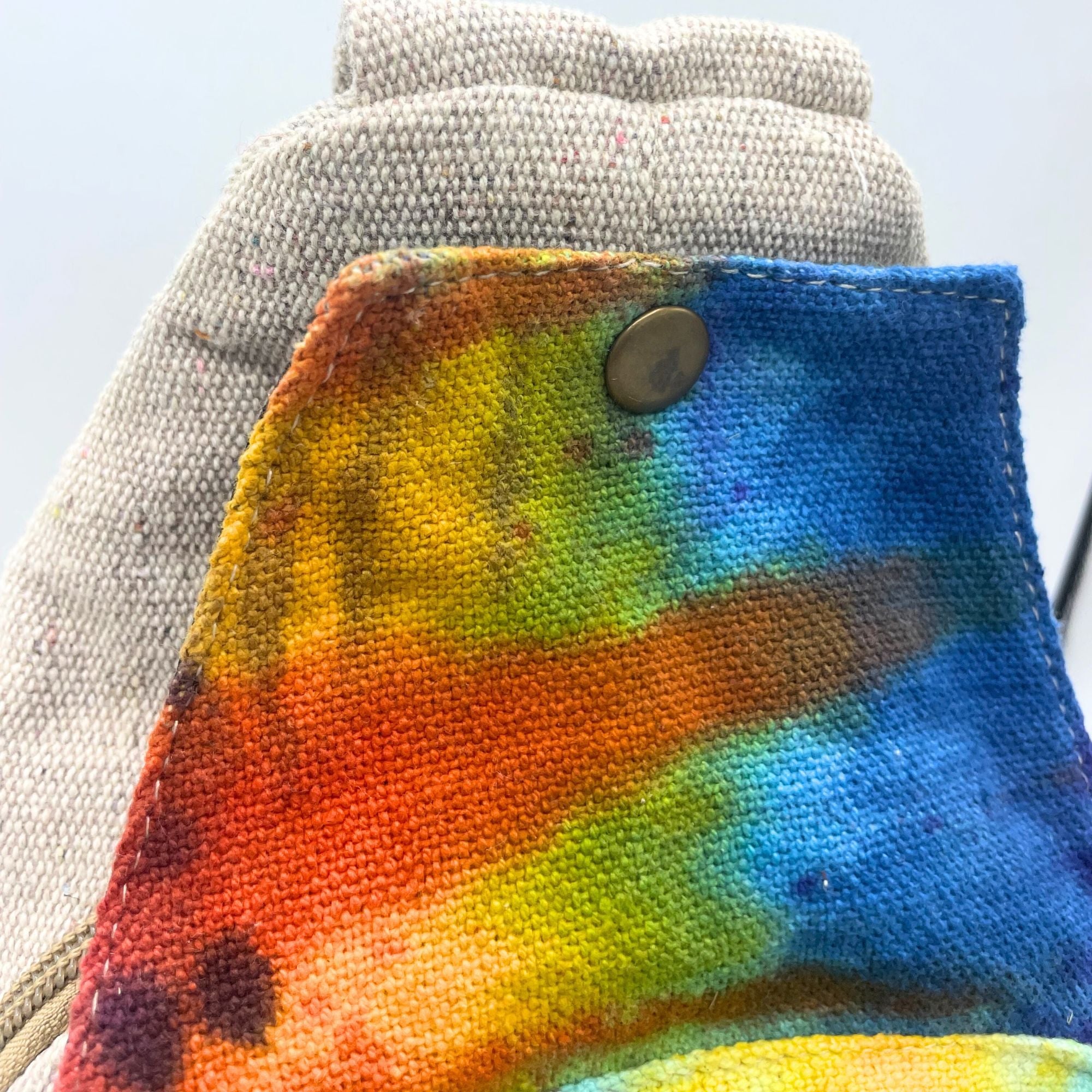 Tiedye Hemp Sling Shoulder Bag with Bohemian Style Design
