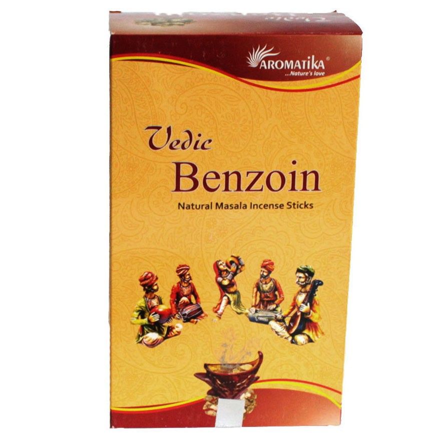 Vedic Incense Sticks Benzoin for Enchanting Aromas and Relaxation