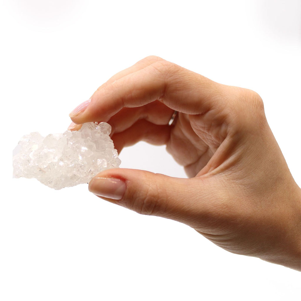 White Apophyllite Clusters 20 30mm for Home Decor and Collecting
