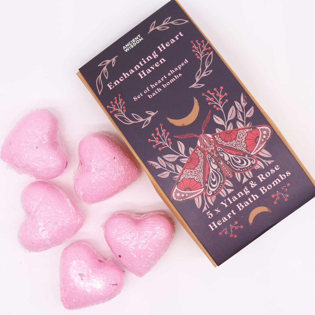 Enchanting Heart Heaven Bath Heart Gift Set for Special Occasions