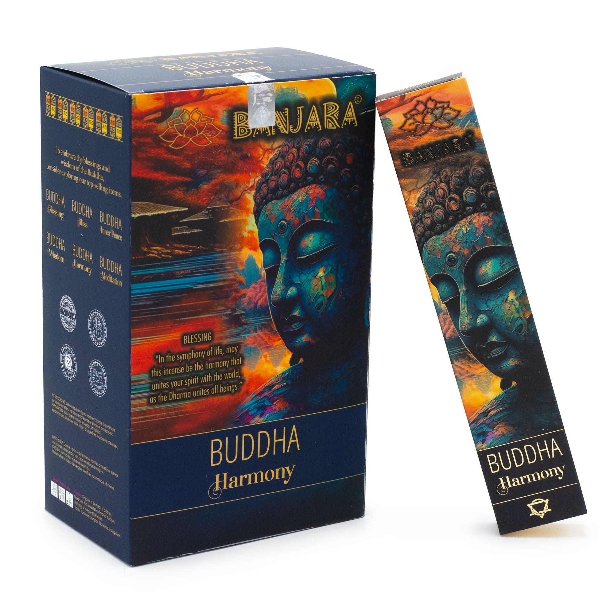 Banjara Buddha Harmony Incense for Creating a Serene Atmosphere