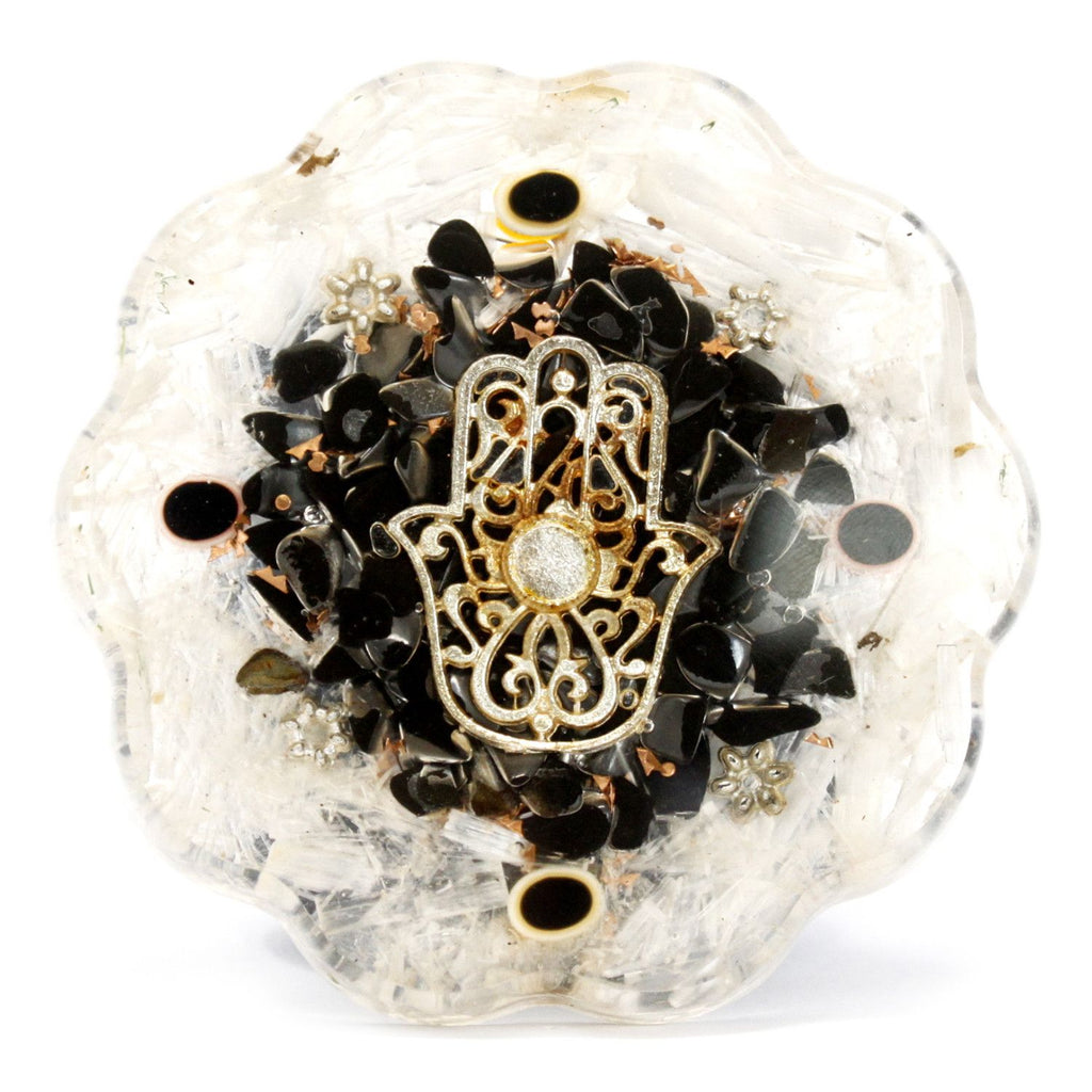 Orgonite Desk Power Packs Hamsa with Sellonite for Your Office