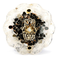 Orgonite Desk Power Packs - Hamsa with Sellonite - Medium