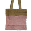 Pure Soft Jute and Cotton Mesh Bag in Elegant Rose Pink Colour