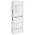 Elegant White Taper Candle for Home Decor and Events Use