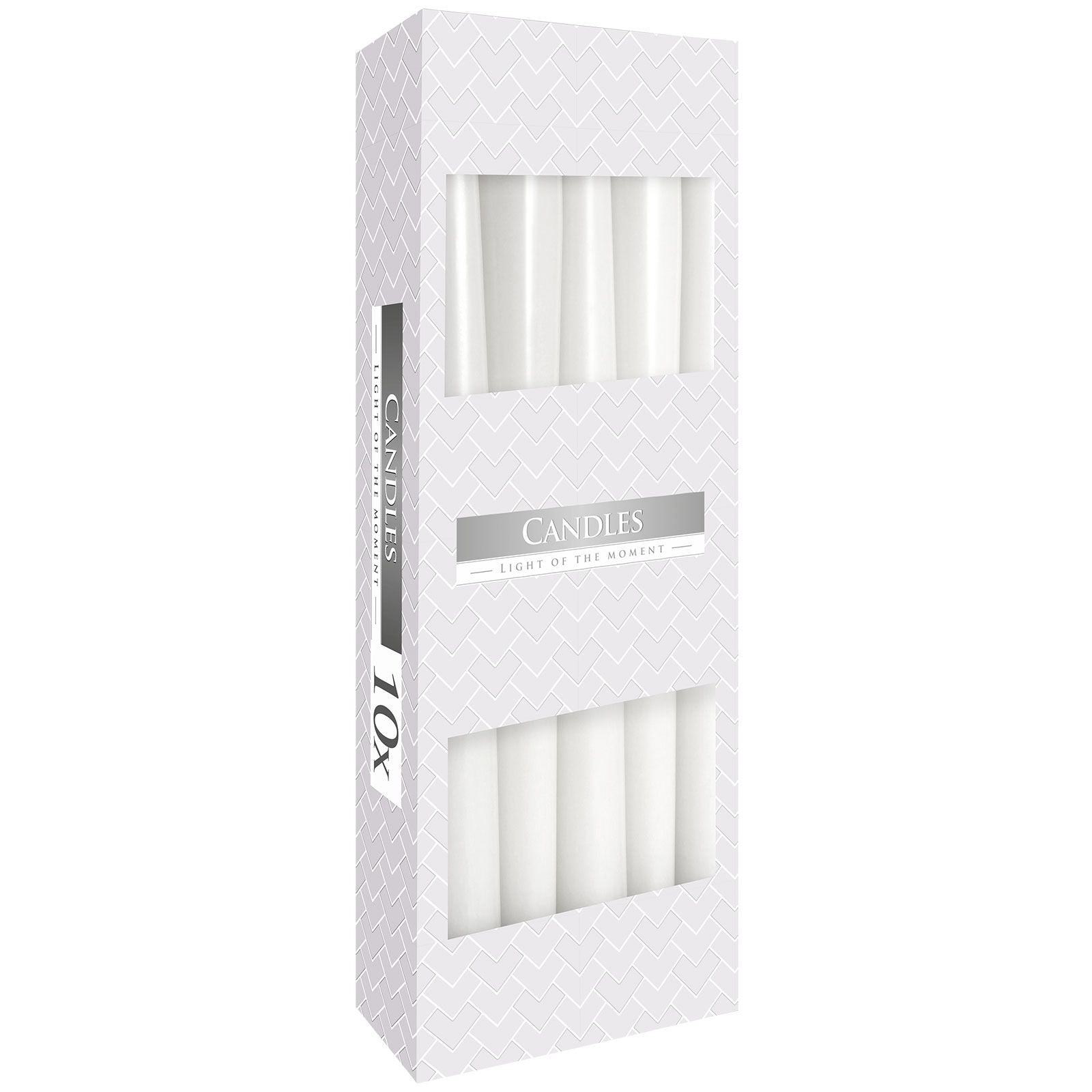 Elegant White Taper Candle for Home Decor and Events Use
