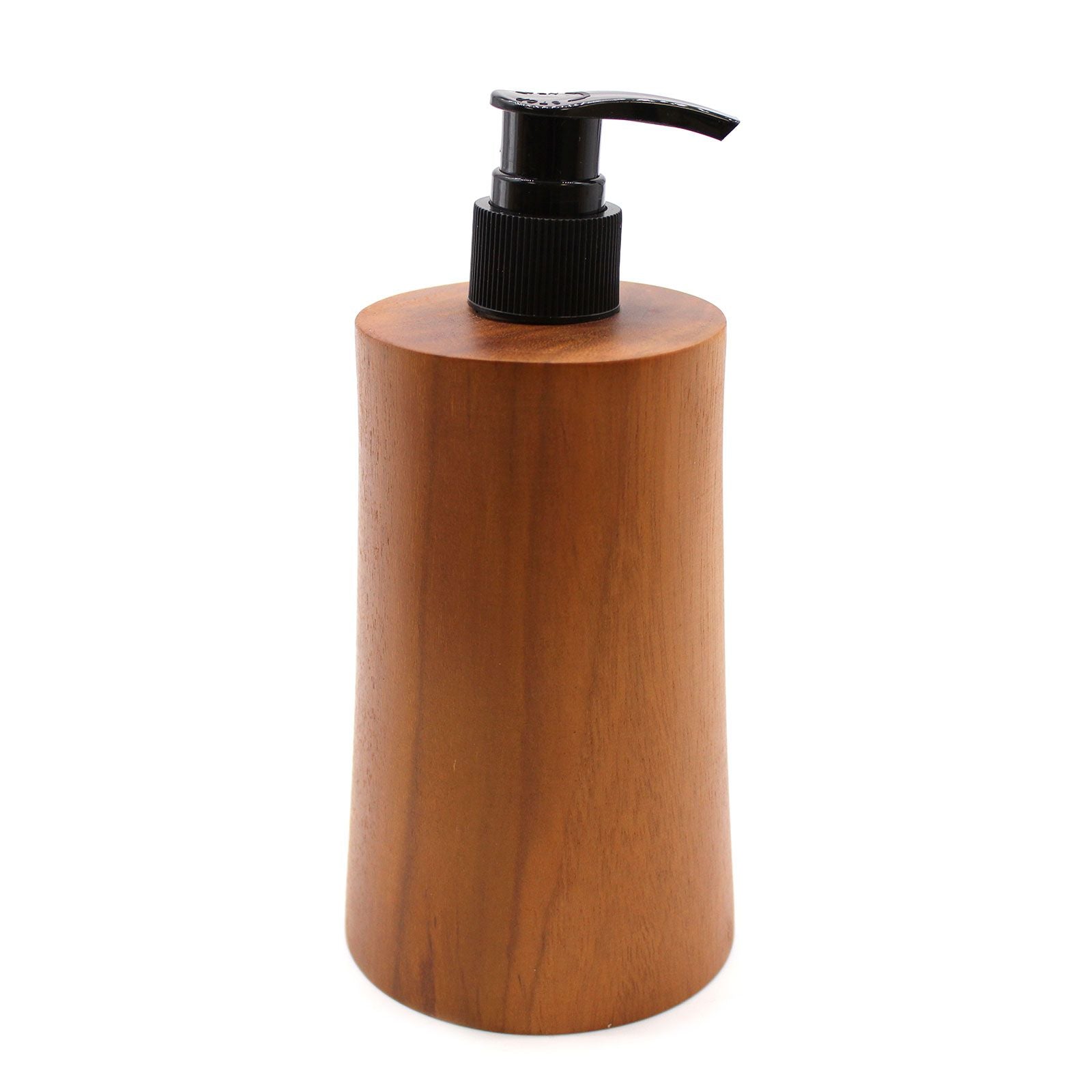 Natural Teakwood Soap Dispenser Taper for Elegant Home Decor