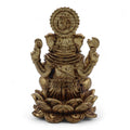 Brass Miniature Ganesha Figurine for Wisdom and Good Fortune
