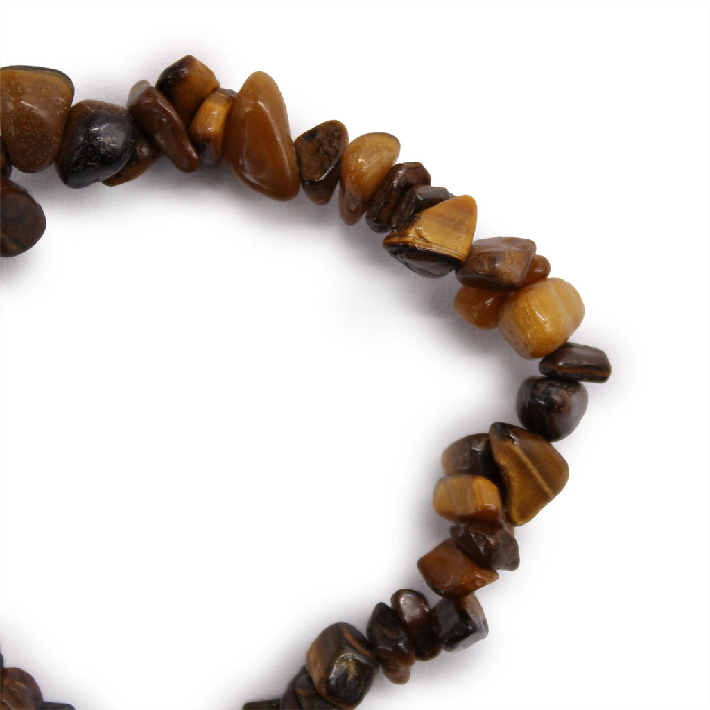 Stylish Chipstone Bracelet with Beautiful Tiger Eye Gemstones