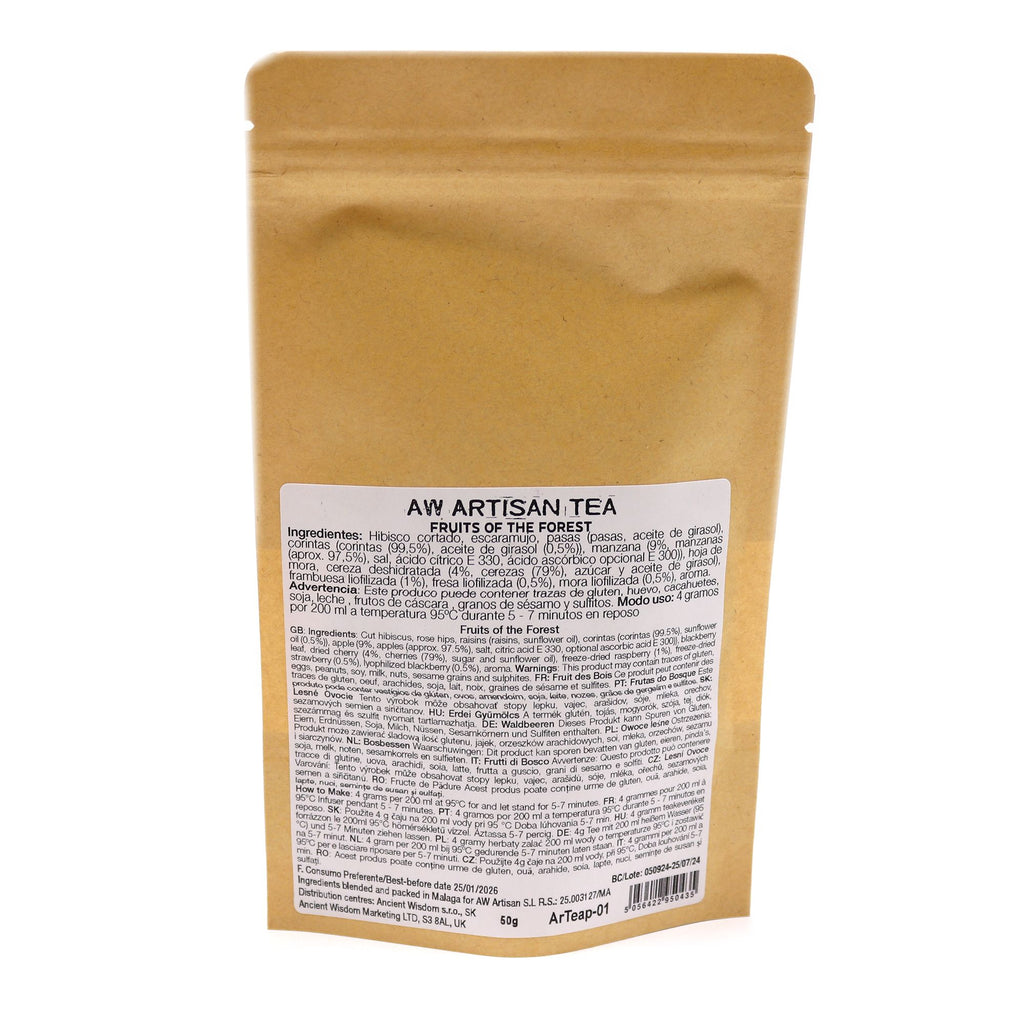 50g Druid's Forest Blend Fruity Artisan Tea for Refreshing Sips