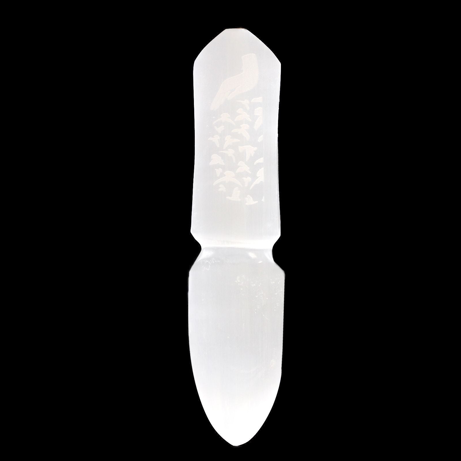 Selenite Ritual Knife for Ceremonial Use to Release Bonds
