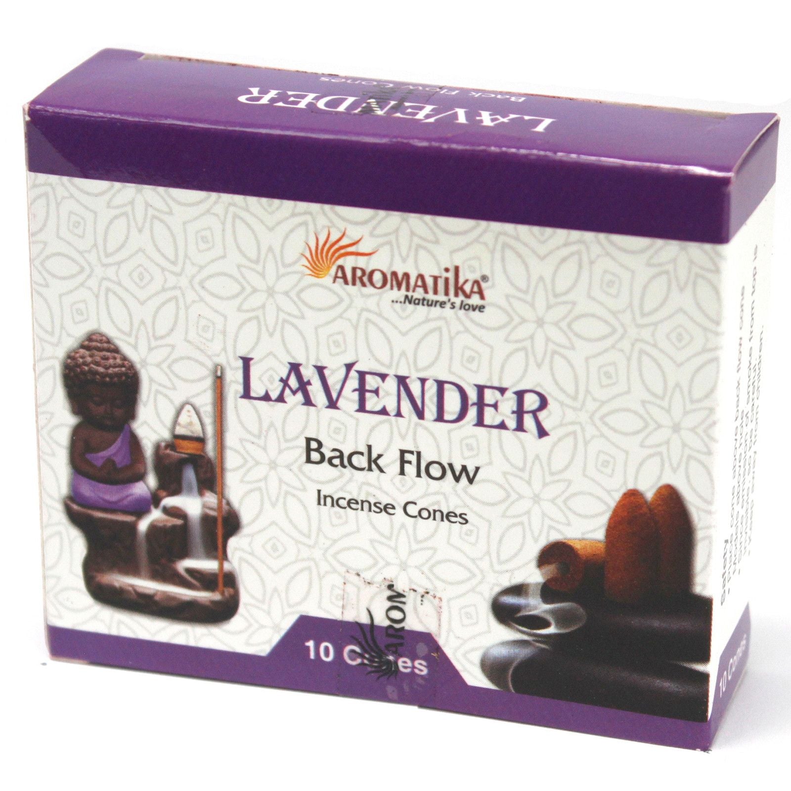 Aromatica Backflow Incense Cones Lavender for Relaxing Atmosphere