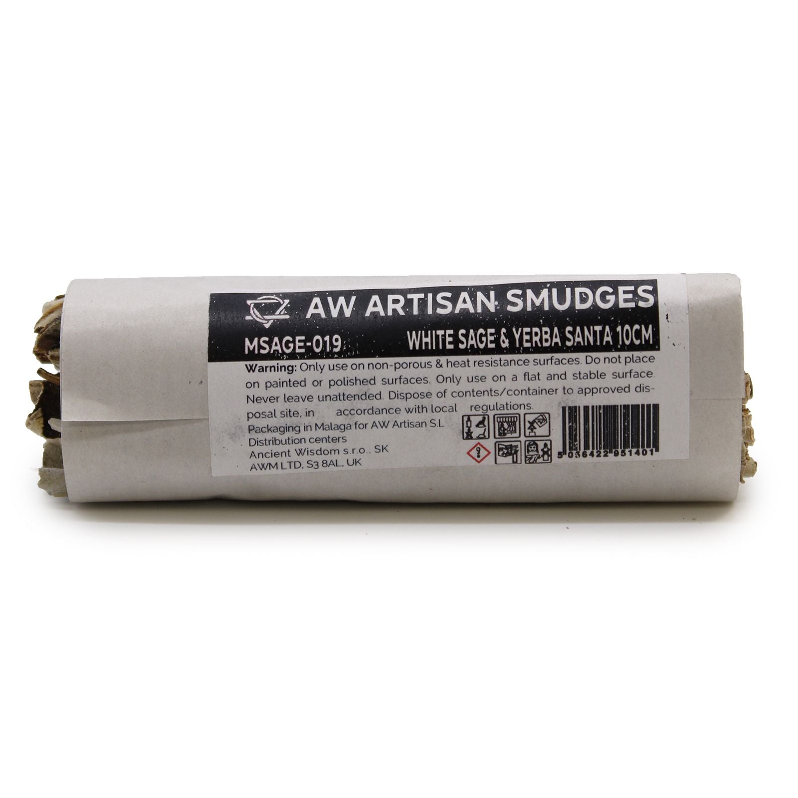 Smudge Stick White Sage and Yerba Santa 10cm for Cleansing Rituals