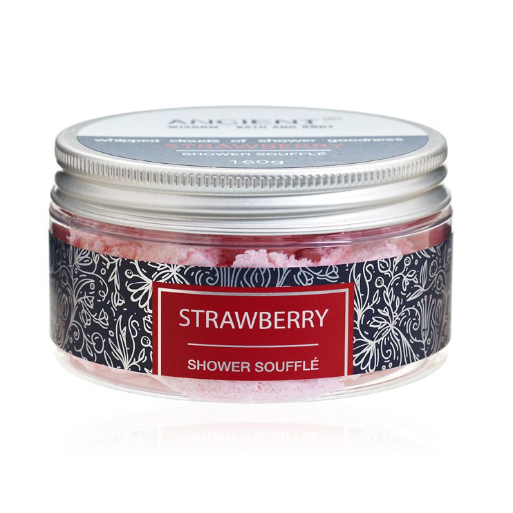 Shower Souffle 160g Strawberry for Refreshing Body Care