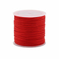 Bulk Roll Red String 2mm x 25m for Crafting and Gift Wrapping