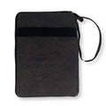 Stonewash Travel Laptop Pouch in Charcoal for Easy Access