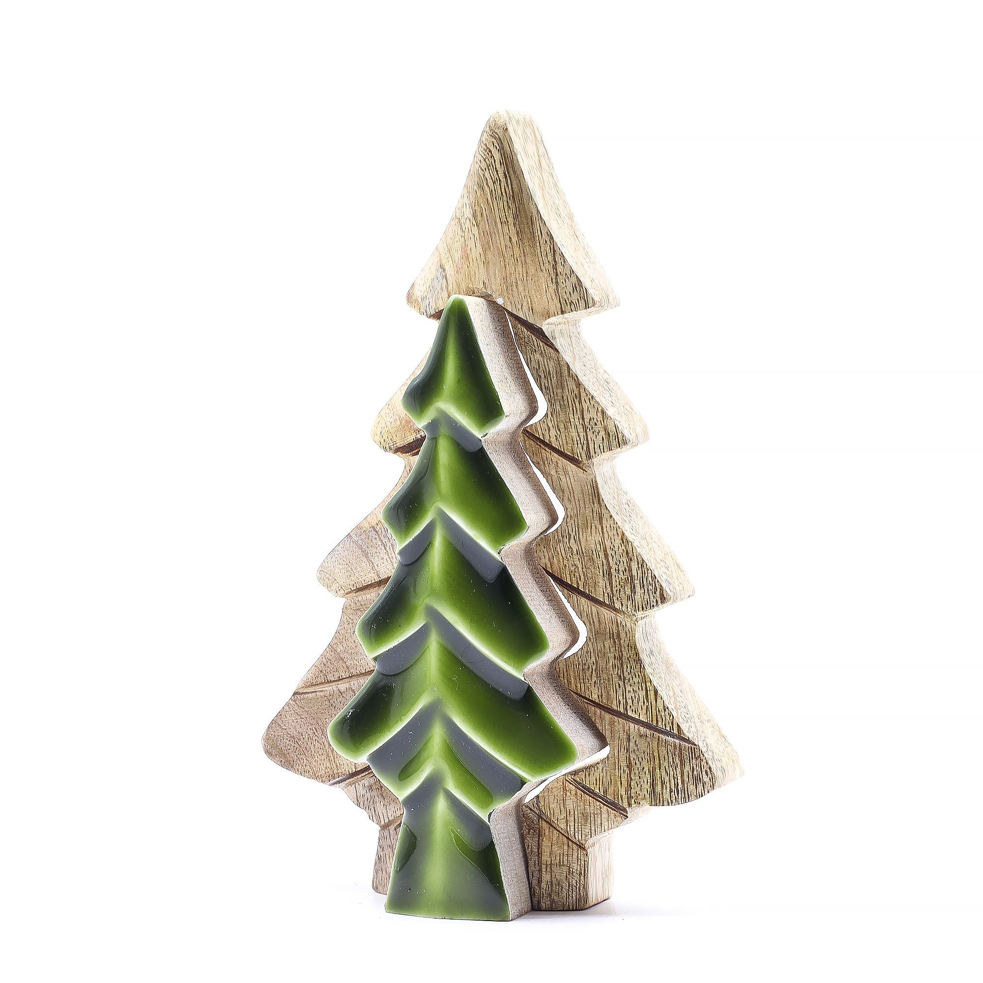 Lost in the Forest Small Tree in a Tree Wooden Decoration