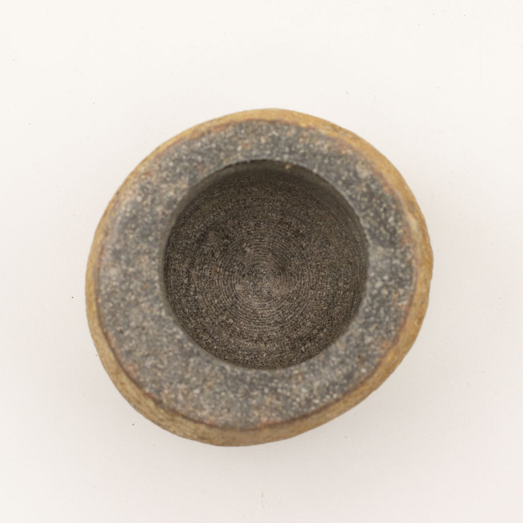 Natural Riverstone Decorative Pestle and Mortar Small Accent Piece