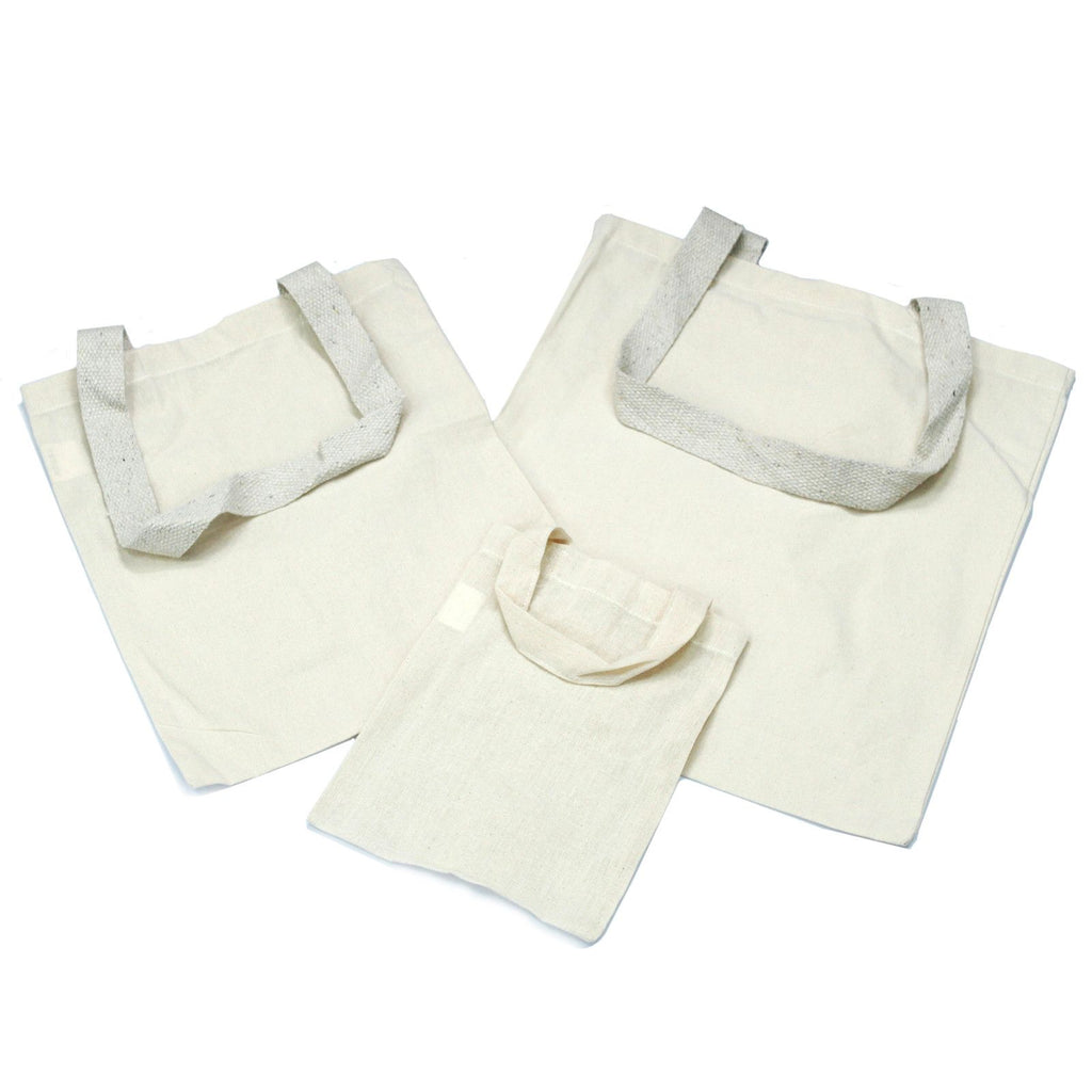 Med Natural 6oz Cotton Bag for Eco Friendly Shopping and Use