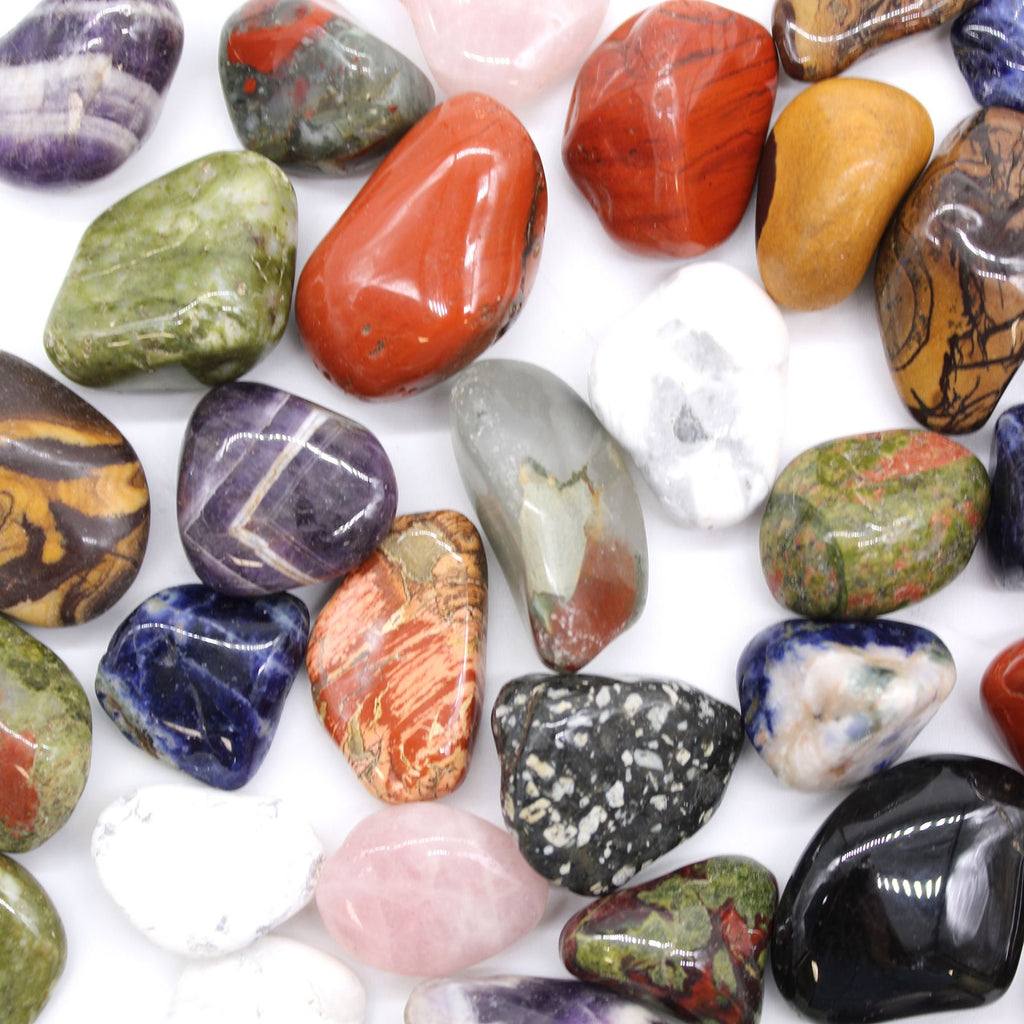 Medium Varigated Tigers Eye Tumble Stones from Africa for Collectors