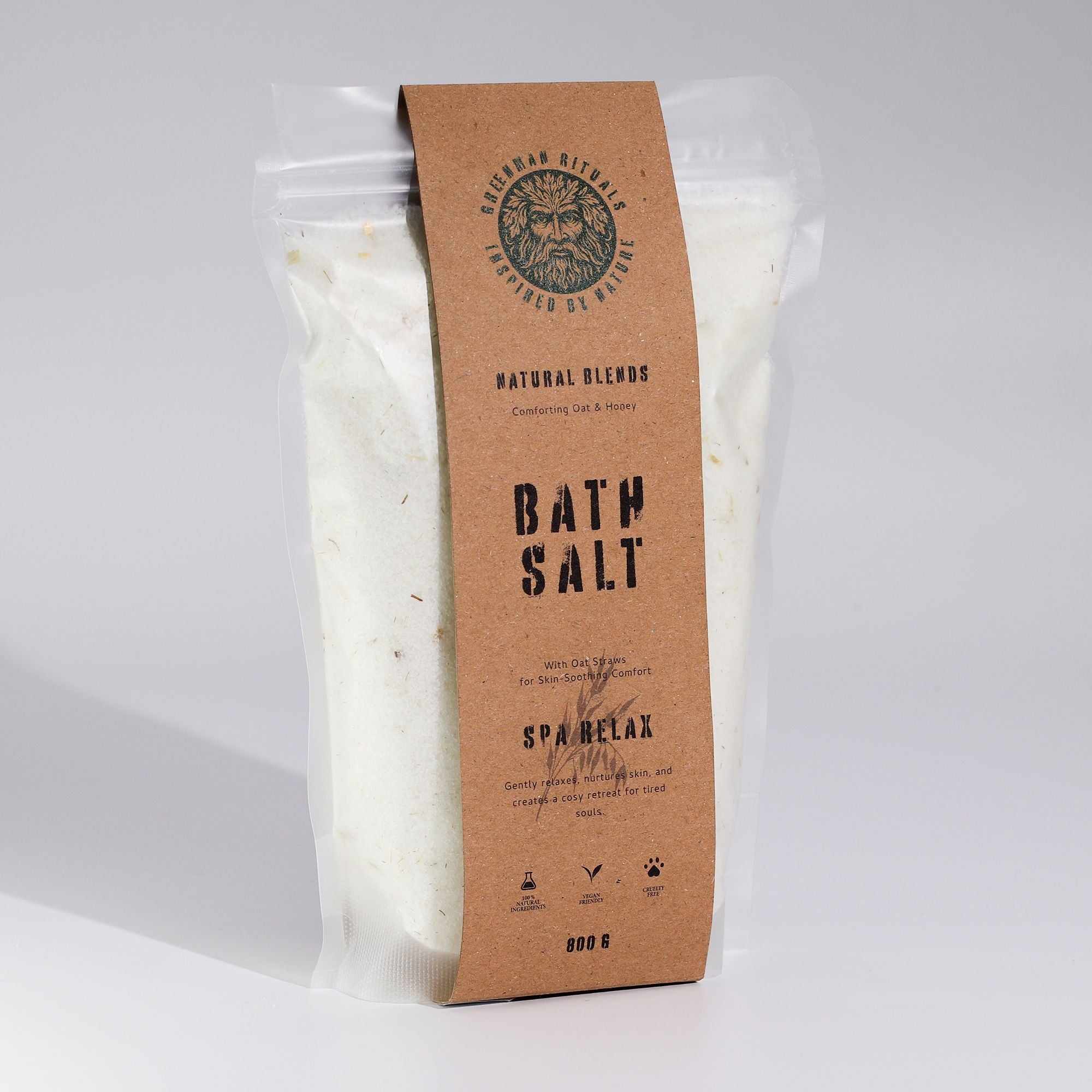 Greenman Rituals Oat & Honey Epsom Bath Salt for Relaxation