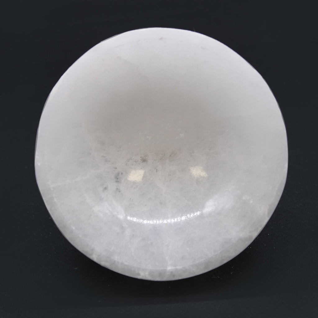Selenite Round Bowl 10cm for Elegant Home Decor and Gifts