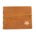 Leather Sketchbook Golden Tree with 144 Pages for Artists