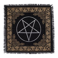 Esoteric Fringed Pentagon Altar Cloth for Enhancing Spiritual Spaces