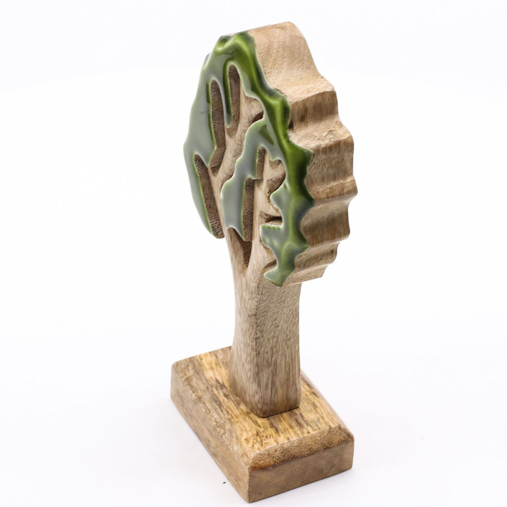 Lost in the Forrest Single Tree 3D Wooden Decoration 20x10cm