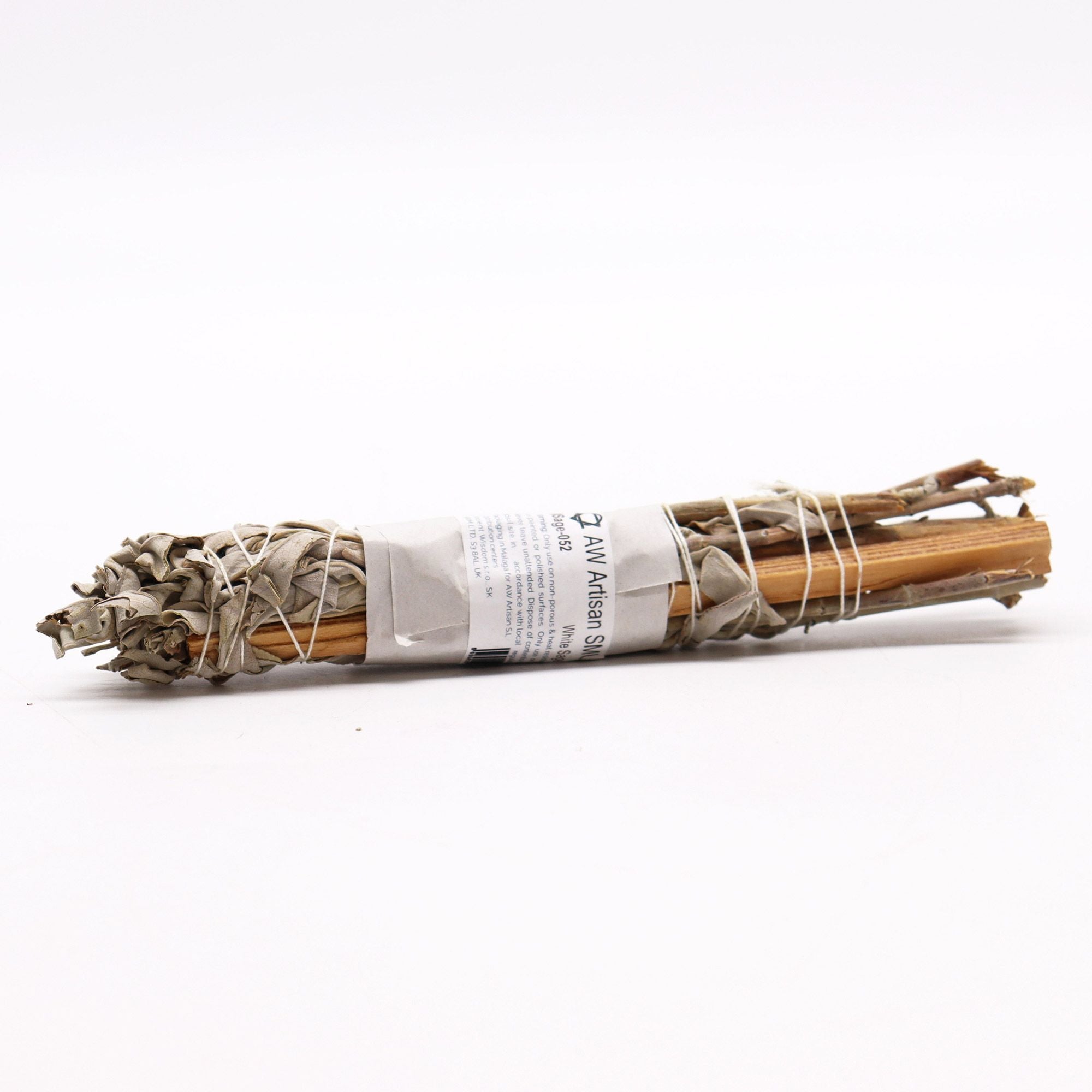 Smudge Stick White Sage with Mexican Palo for Cleansing Spaces