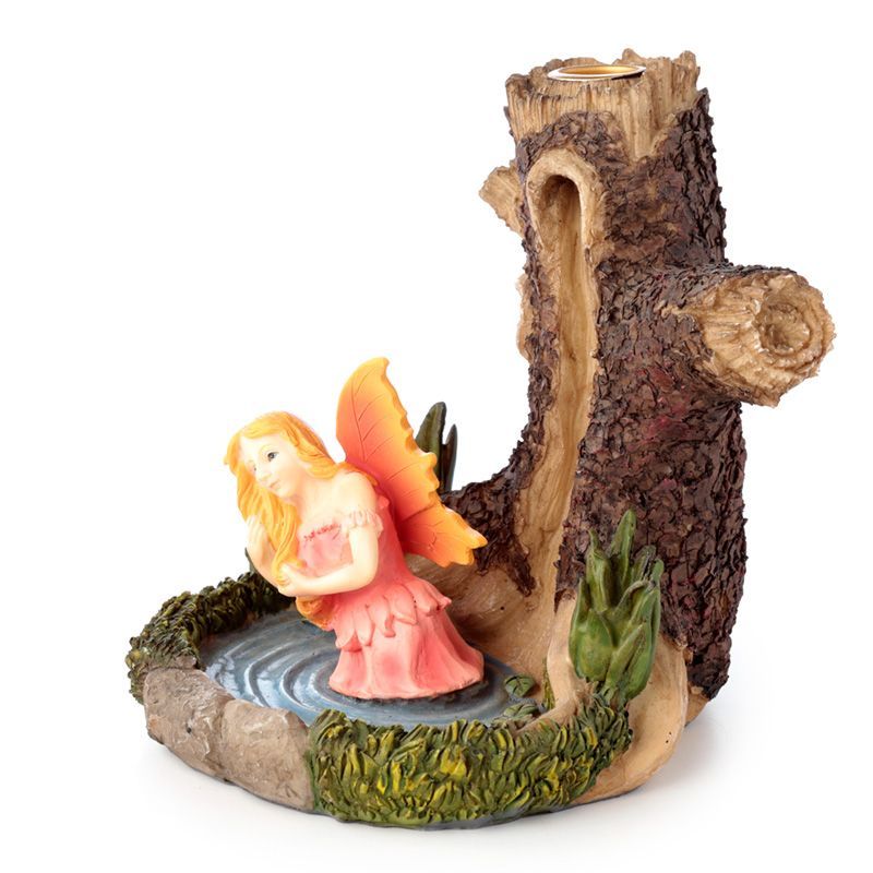 Ancient Tree Fairy Lake Backflow Incense Burner for Relaxation
